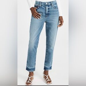 Good American Women's Size 2/26 Weekender Relaxed Fit Straight Leg Jeans
